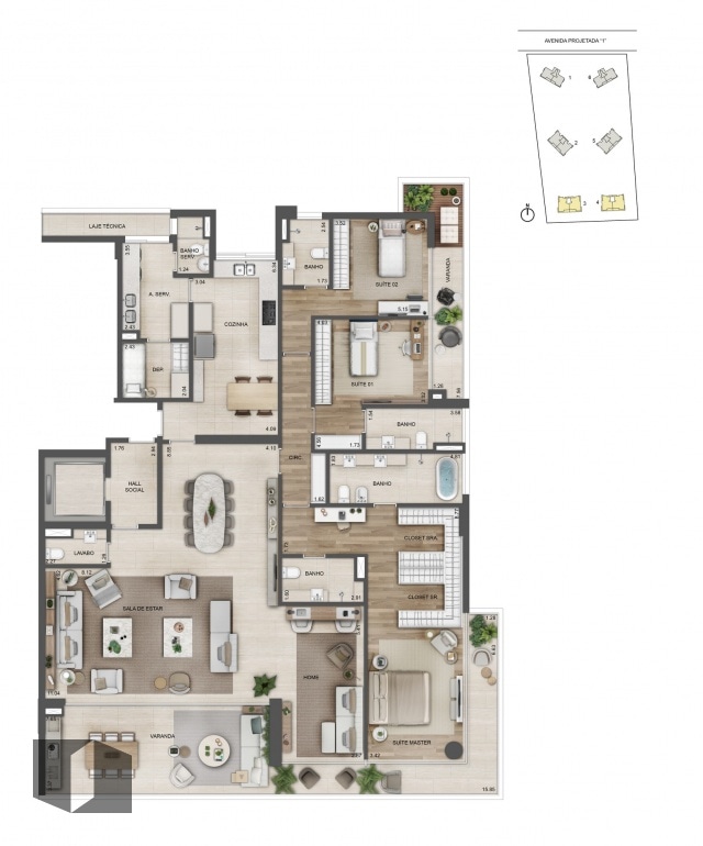 Apartamento na Barra da Tijuca - Foto 1